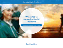 Tablet Screenshot of humanityhealthproviders.com